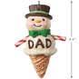 Dads Are Sweet Snowman Ice Cream Cone Ornament, , large image number 3