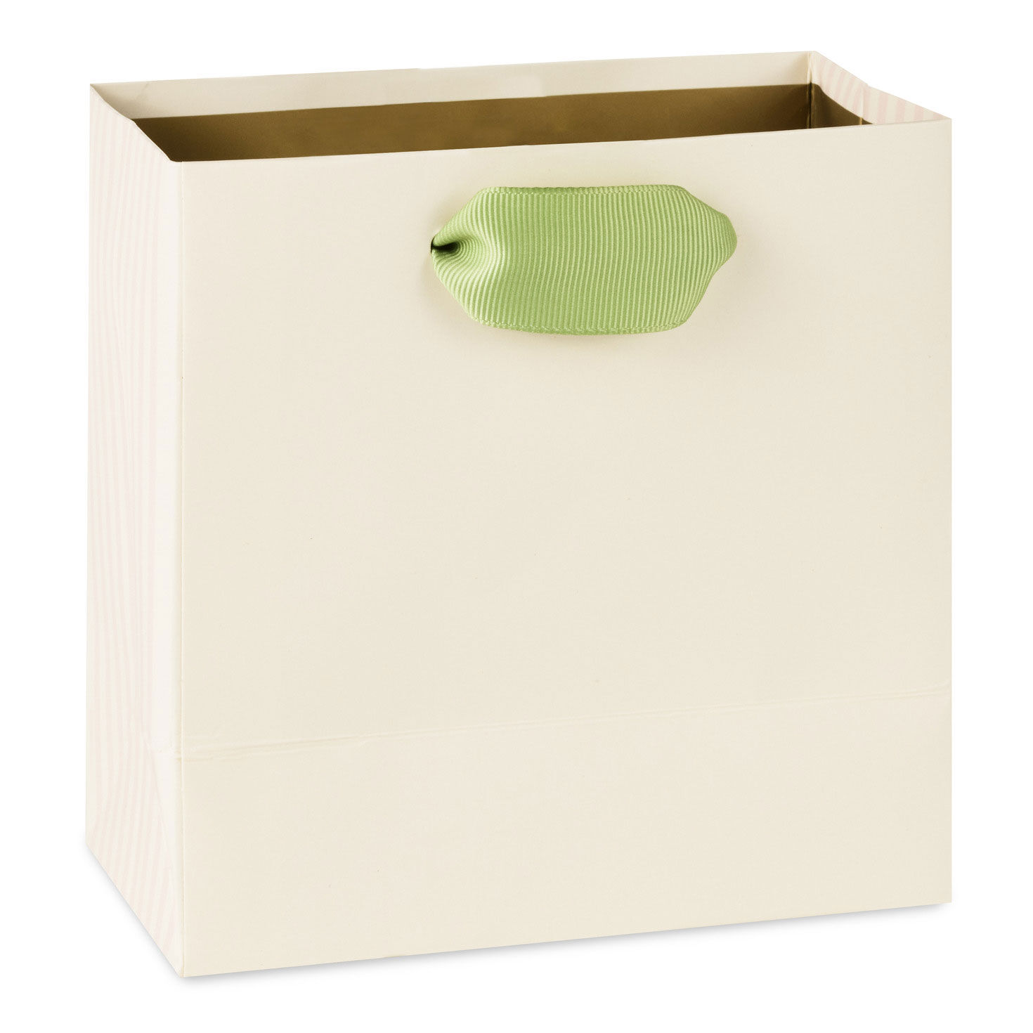 Flowery Butterfly on Ivory Small Gift Bag Back image number 6