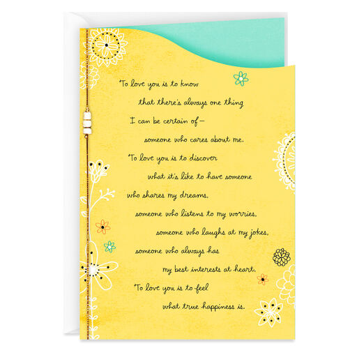 Loving You Is All I Need Love Card, 