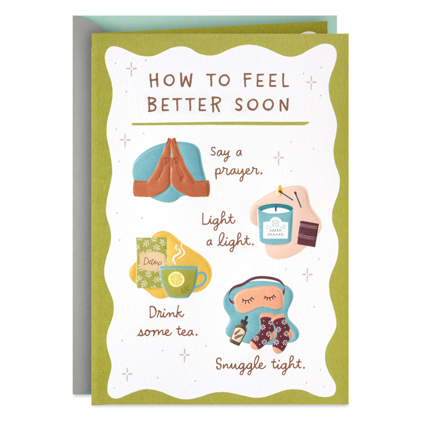 How to Feel Better Get Well Card