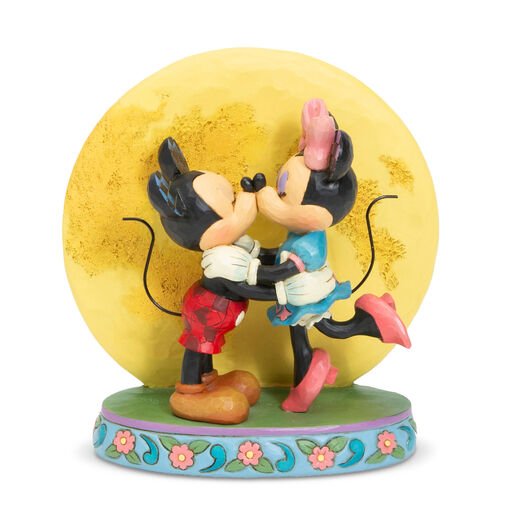 Jim Shore Mickey and Minnie Magic and Moonlight Figurine, 6", 