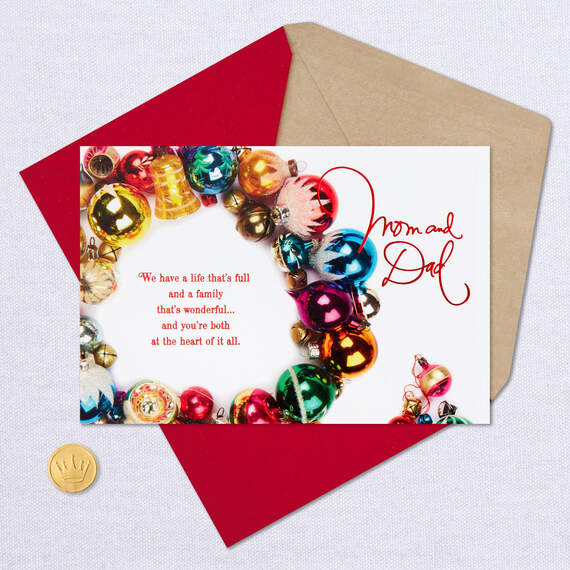 Amazing Parents and Grandparents Christmas Card for Mom and Dad, , large image number 6