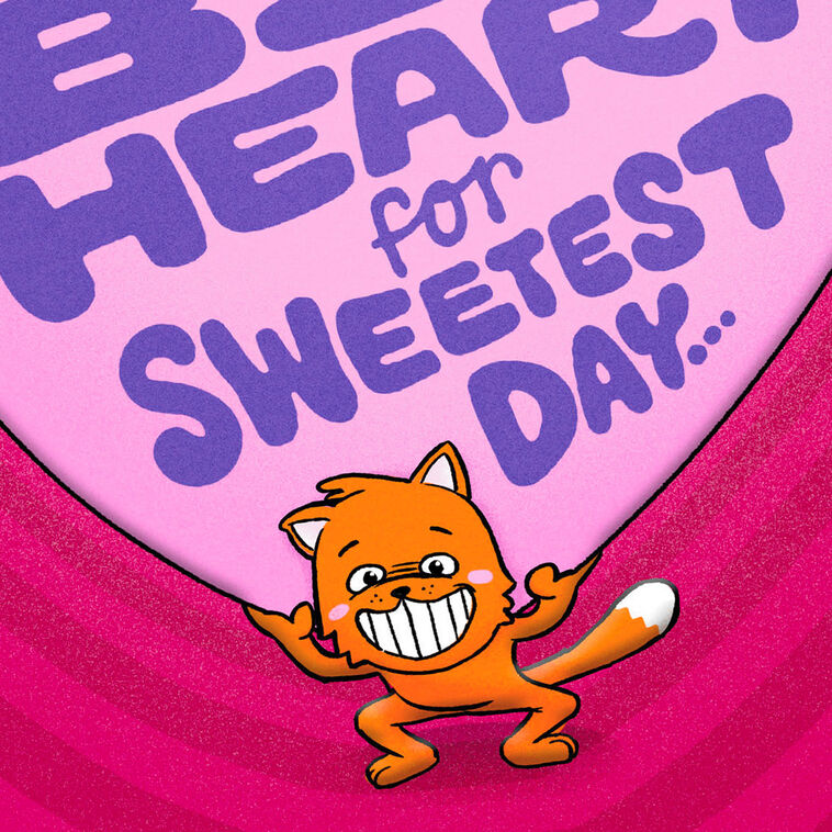 Great Big Heart Funny Sweetest Day Card, , large image number 4