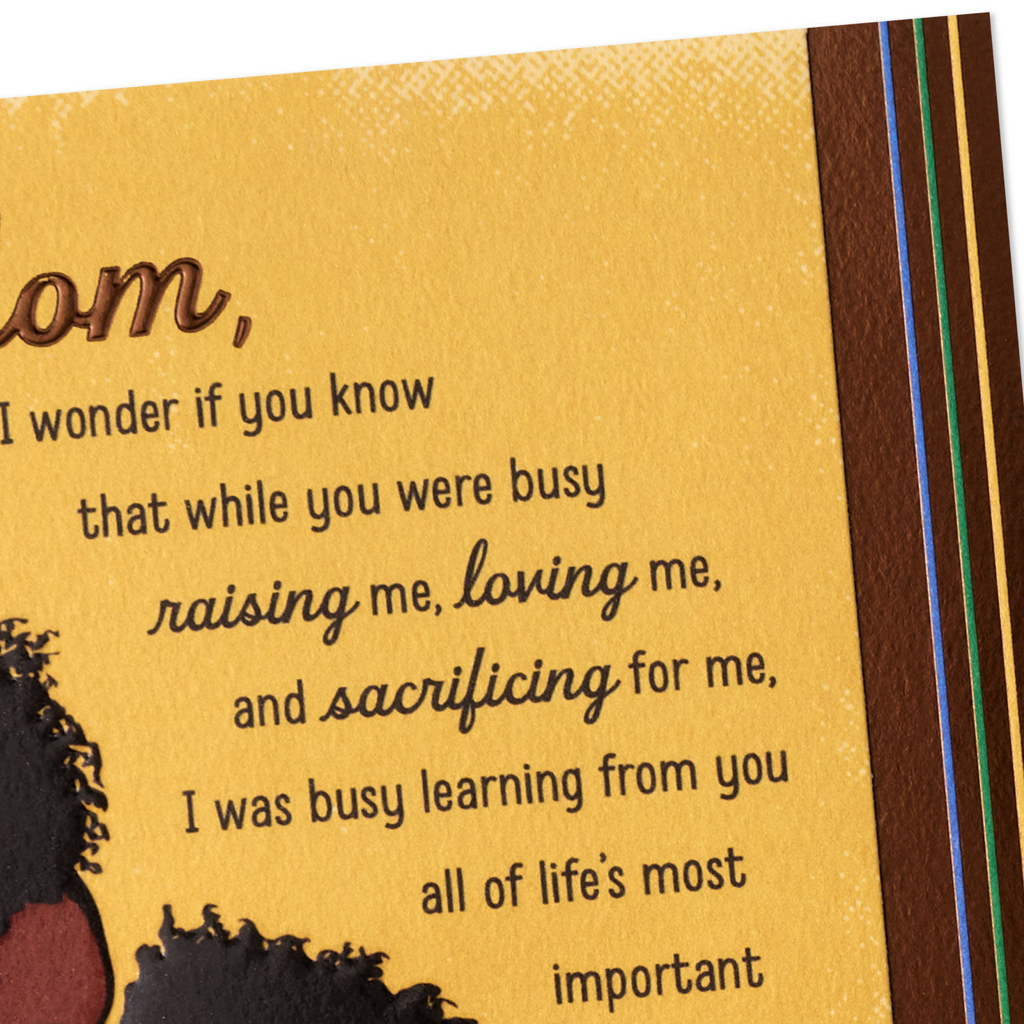Mom, I Learned From Your Love Birthday Card From Son for only USD 5.99 | Hallmark