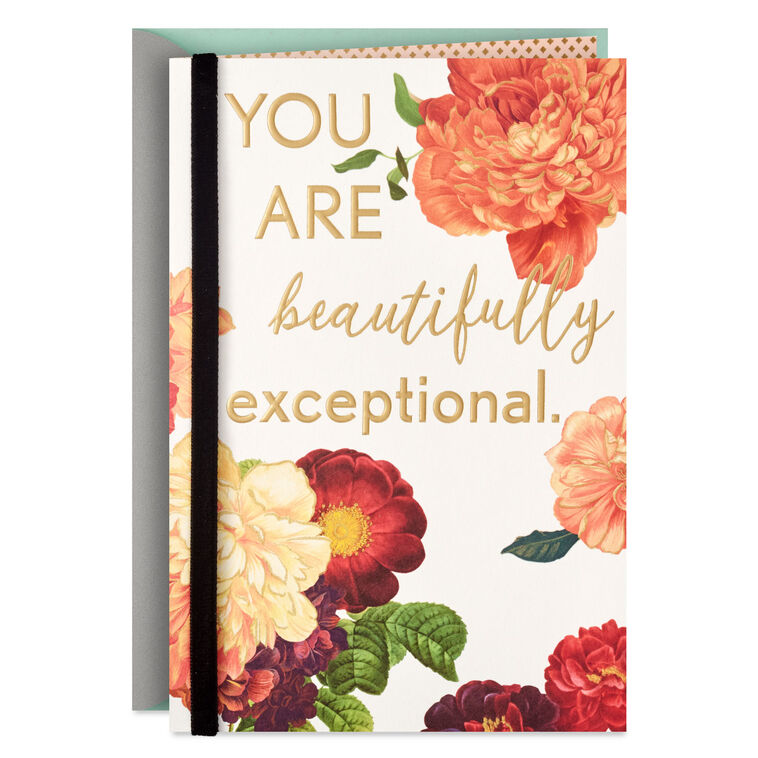 Beautifully Exceptional Birthday Card for Her