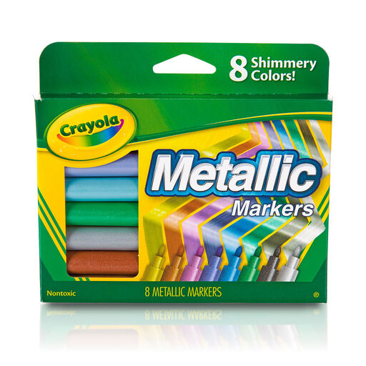 Crayola® Metallic Markers, 8-Count, 