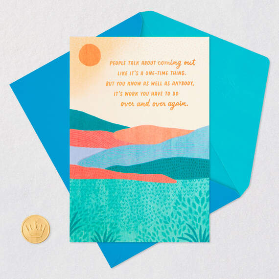 Proud of You Coming Out Encouragement Card, , large image number 6