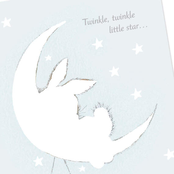 Twinkle, Twinkle Little Star New Baby Card, , large image number 4