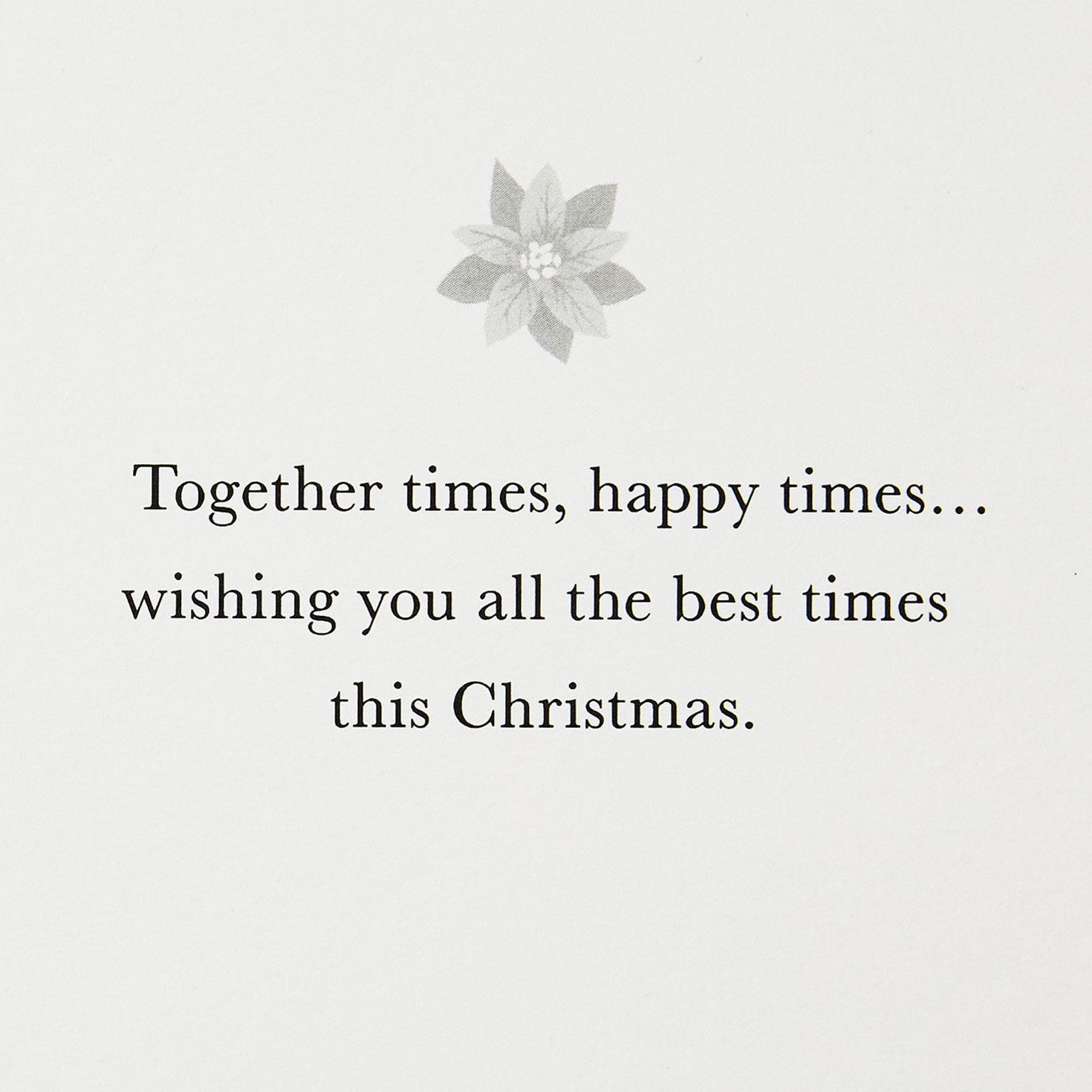 Holiday Botanical Border Boxed Christmas Card Pack sentiment image number 4