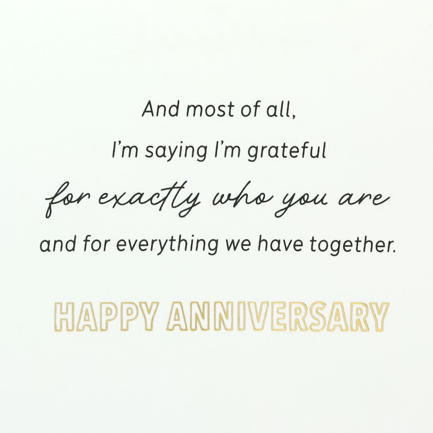 Modern Lettering Anniversary Card for Wife Sentiment image number 3