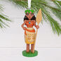Disney Moana Nutcracker Christmas Ornament hanging on tree image number 2