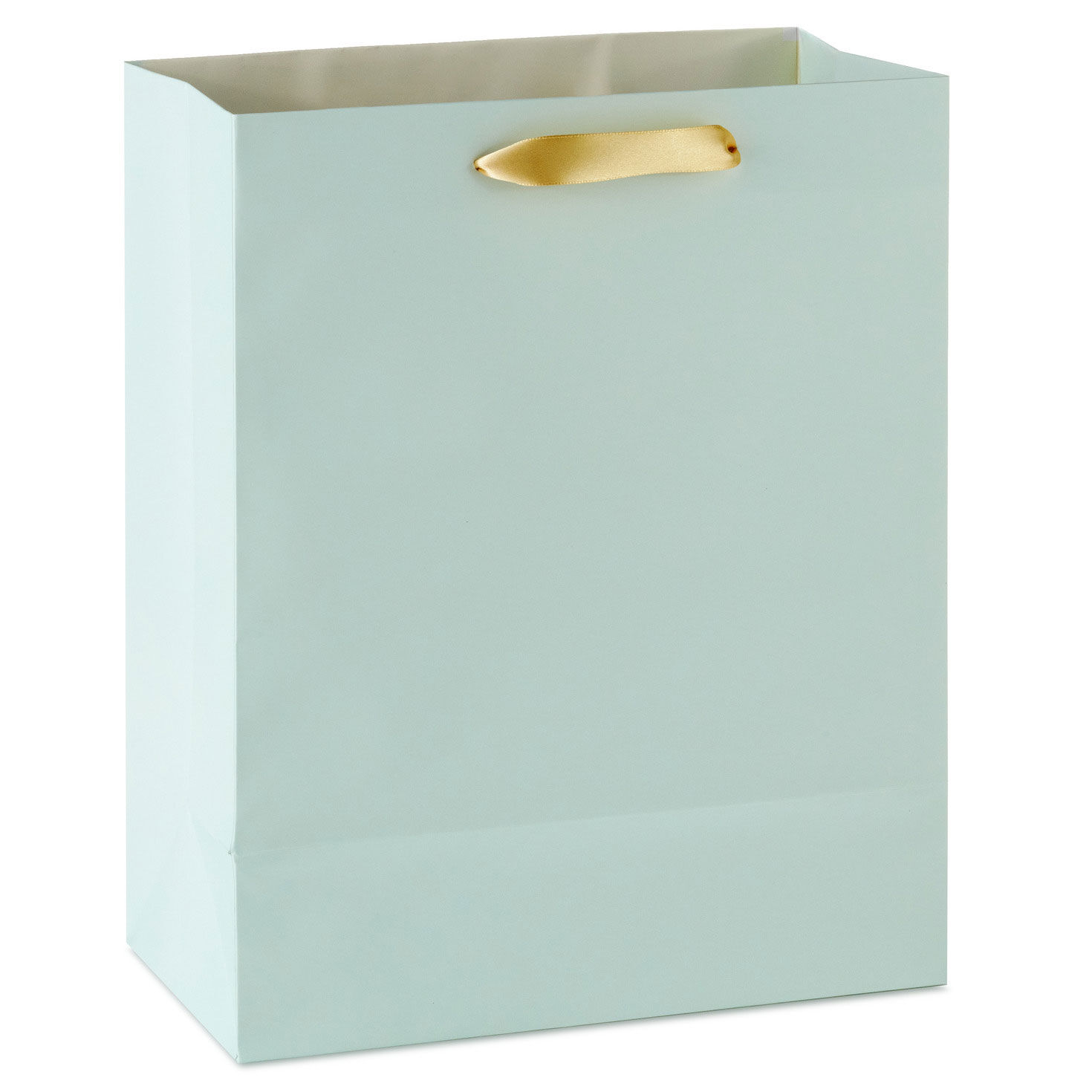 Triangles in Green, Tan and Marbled Large Gift Bag Back image number 6