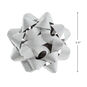 4.6" Sparkling Silver Gift Bow, Silver, large image number 3