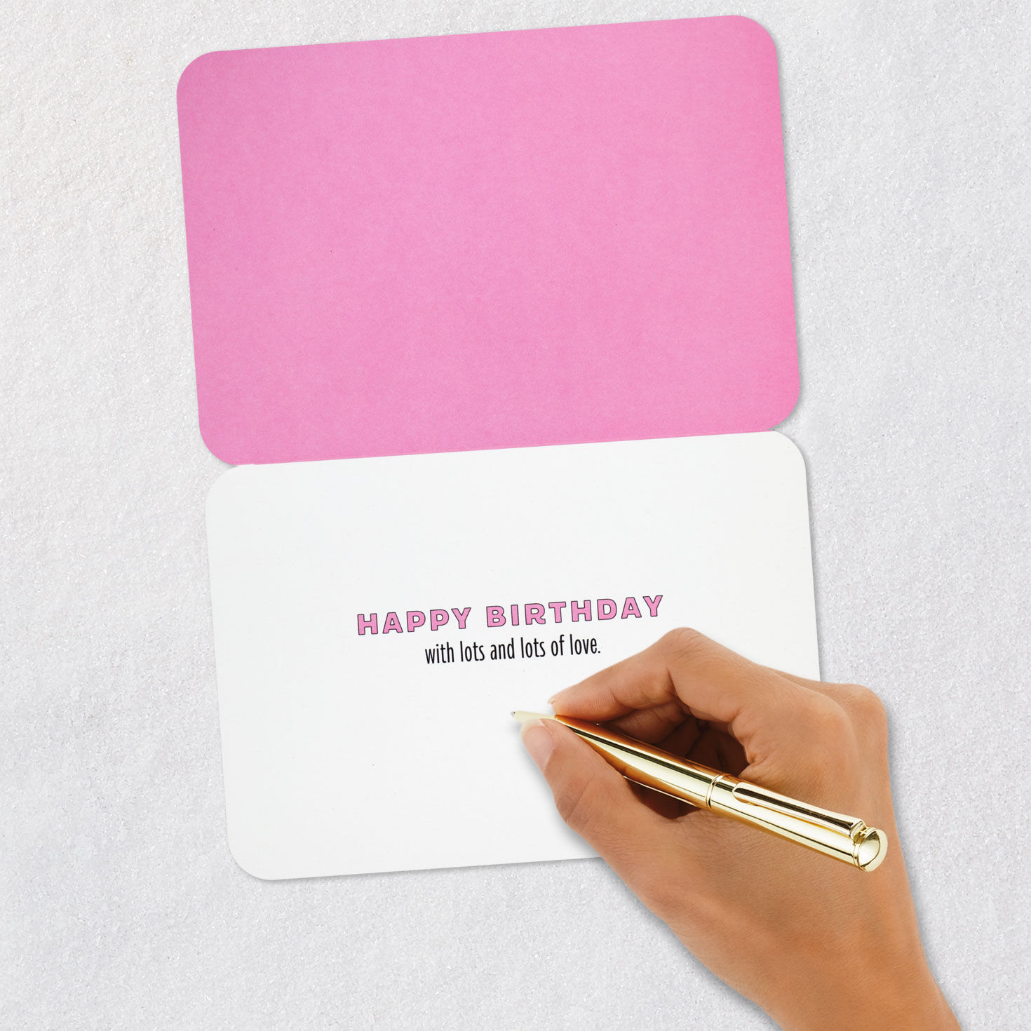 Rainbow Hello Kitty Birthday Card Signing card image number 6