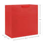 Everyday Solid Gift Bag, Red, large image number 3