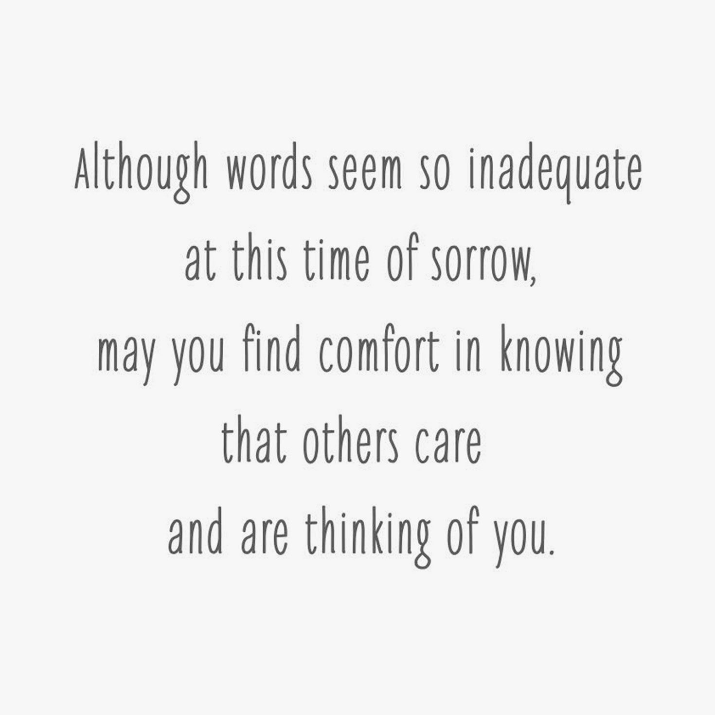 Thinking About You Sympathy Card for Loss of Grandson, , large image number 2