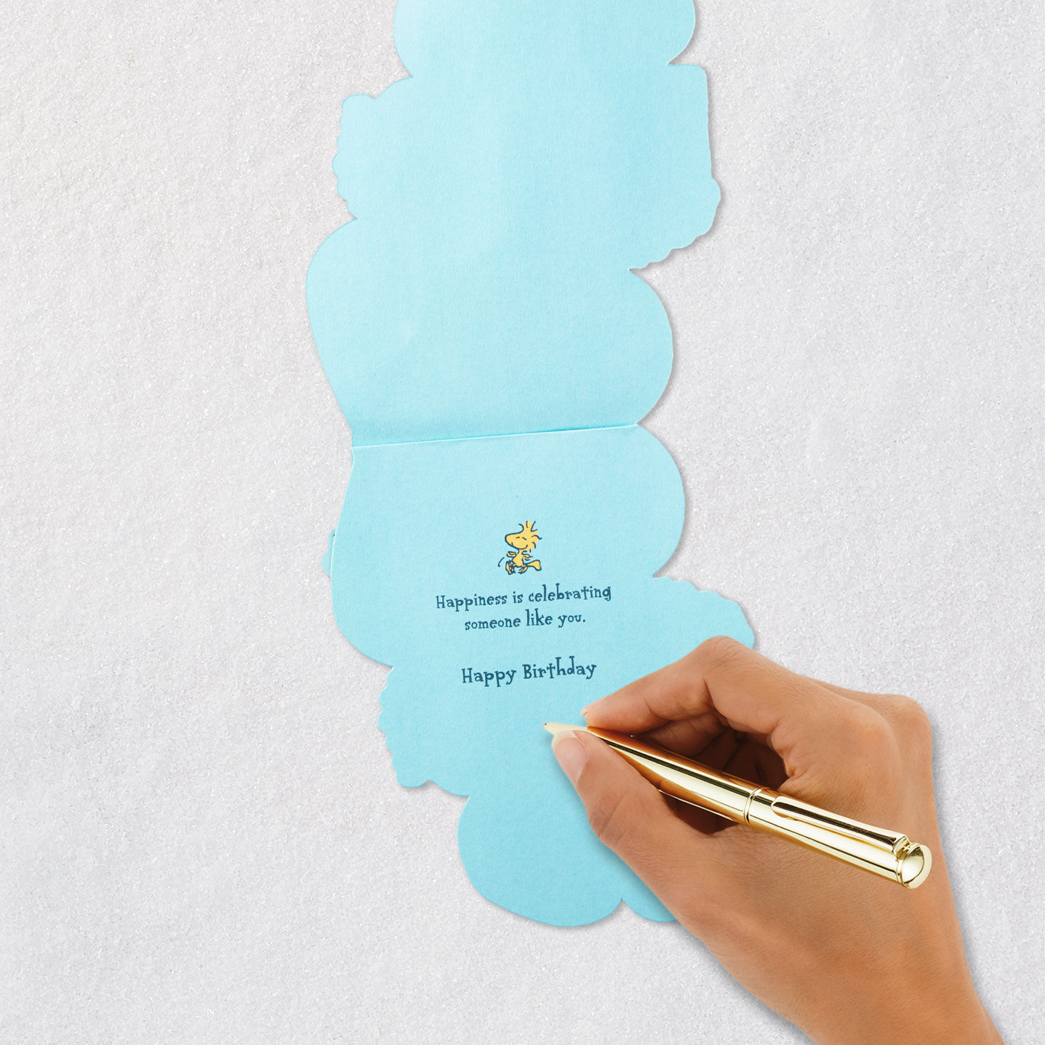 Snoopy Happiness Is Birthday Card Signing card image number 6