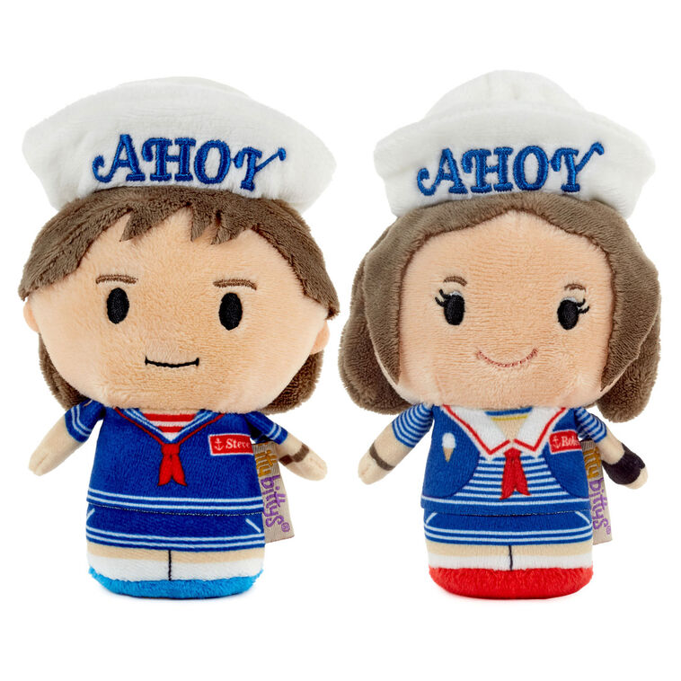 itty bittys® Netflix Stranger Things Steve and Robin Scoops Ahoy Plush, Set of 2