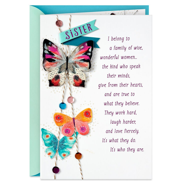 Wise and Wonderful Woman Birthday Card for Sister