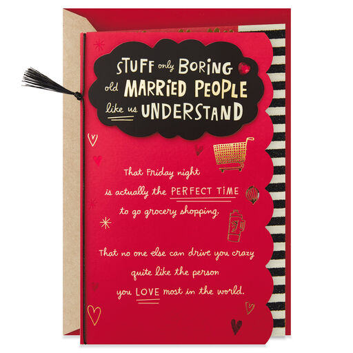 Old Married People Valentine's Day Card for Spouse, 