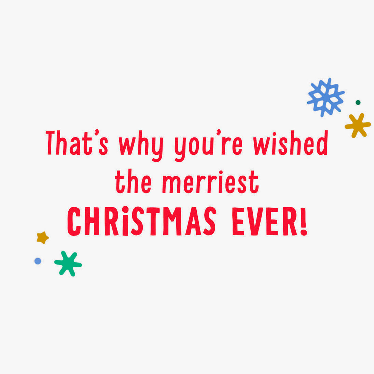 Colorful Typography Christmas Card for Nephew Sentiment image number 2