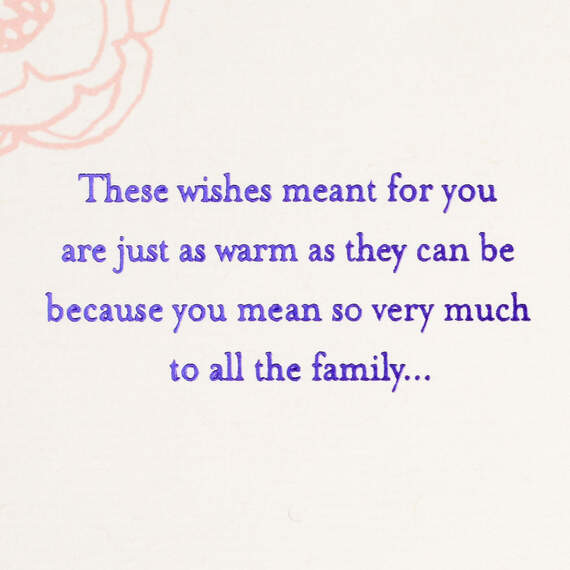 You Mean So Much to the Family Birthday Card for Grandmother, , large image number 2