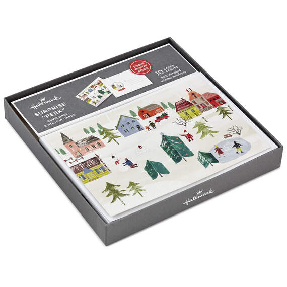 Winter Village Christmas Cards, Box of 10, , large image number 1