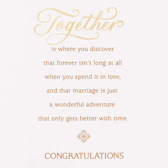 You Belong Together Wedding Card, , large image number 3