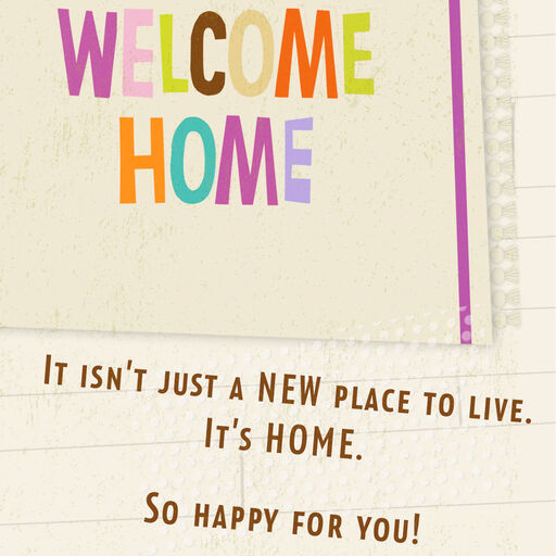 Welcome Mat New Home Congratulations Card, 