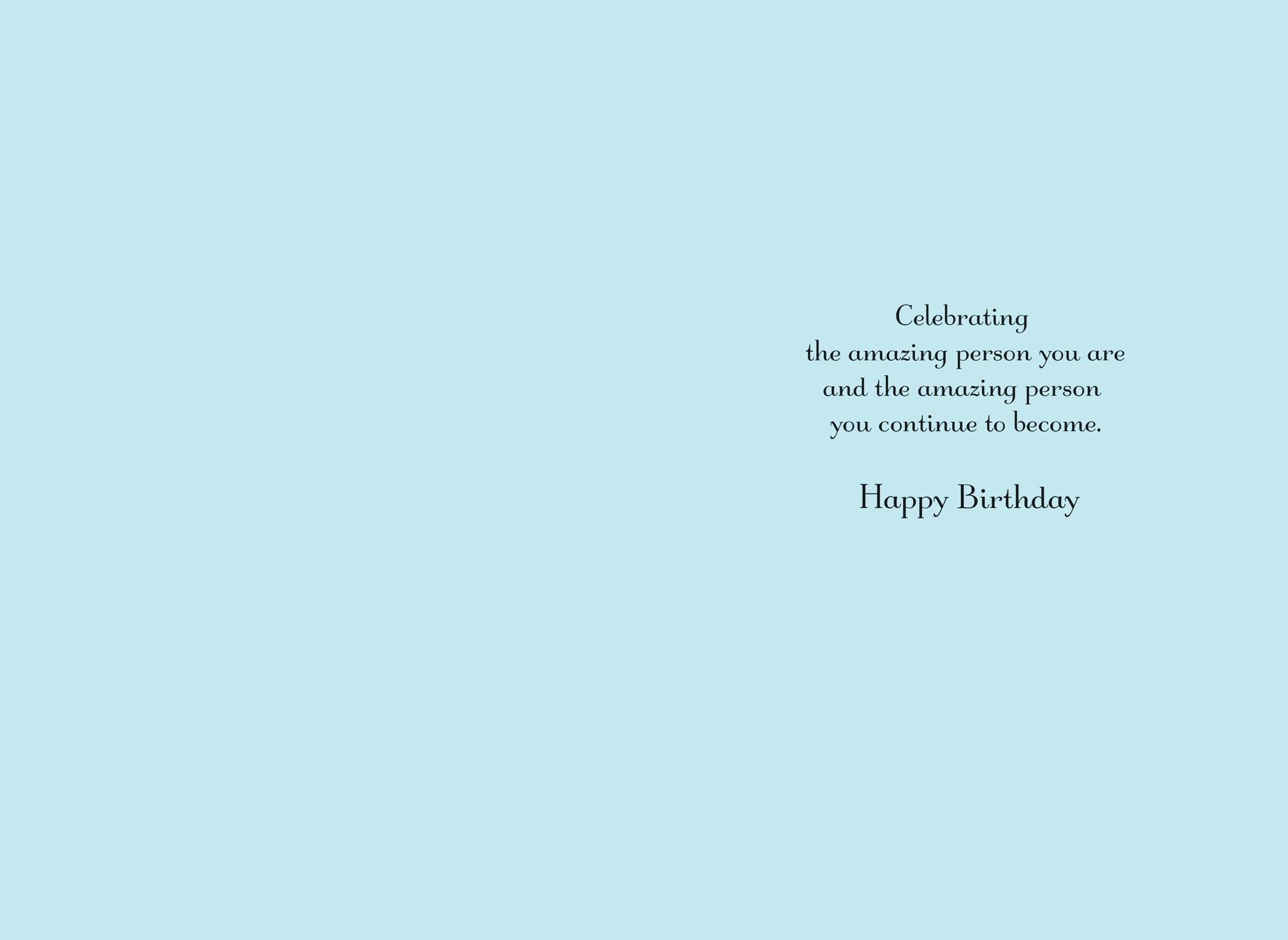 Celebration of Life Confetti Birthday Card