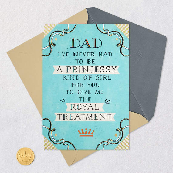 Royal Treatment Father's Day Card for Dad From Daughter, , large image number 5