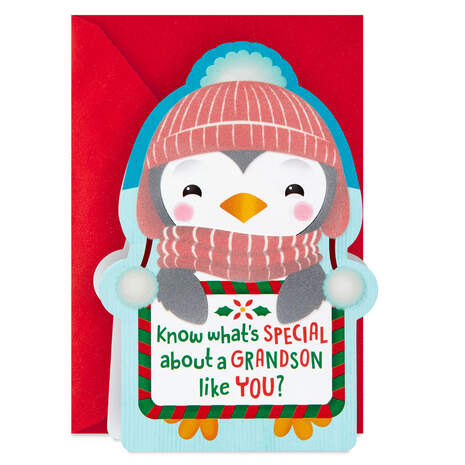 Grandson, You're Special Christmas Card, , large
