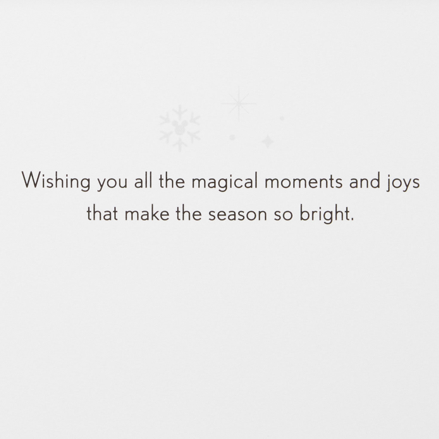 Disney Mickey and Minnie Christmas Card Pack Sentiment Detail image number 4