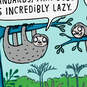 Lazy Sloths Funny Birthday Card, , large image number 4