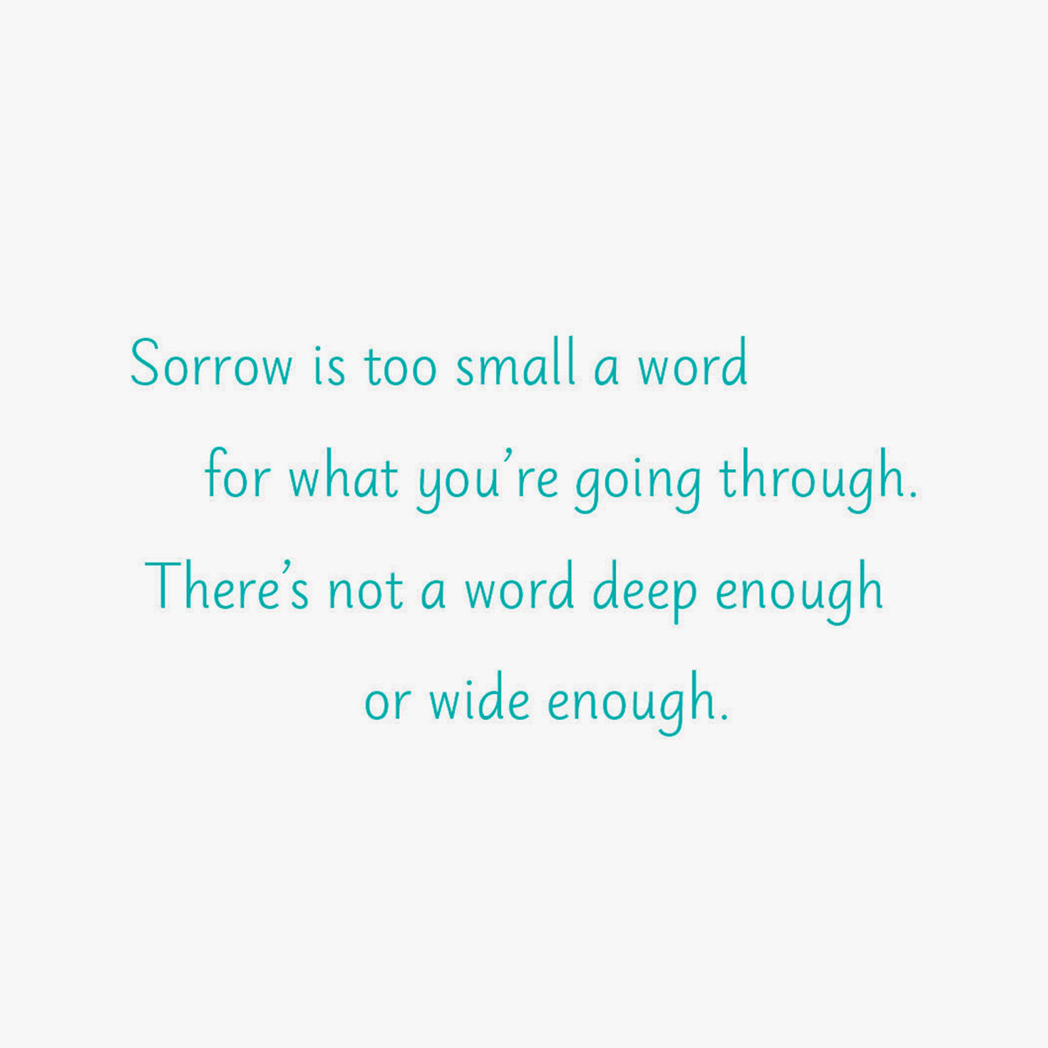 Water Lily Sympathy Card for Loss of Child Sentiment image number 2