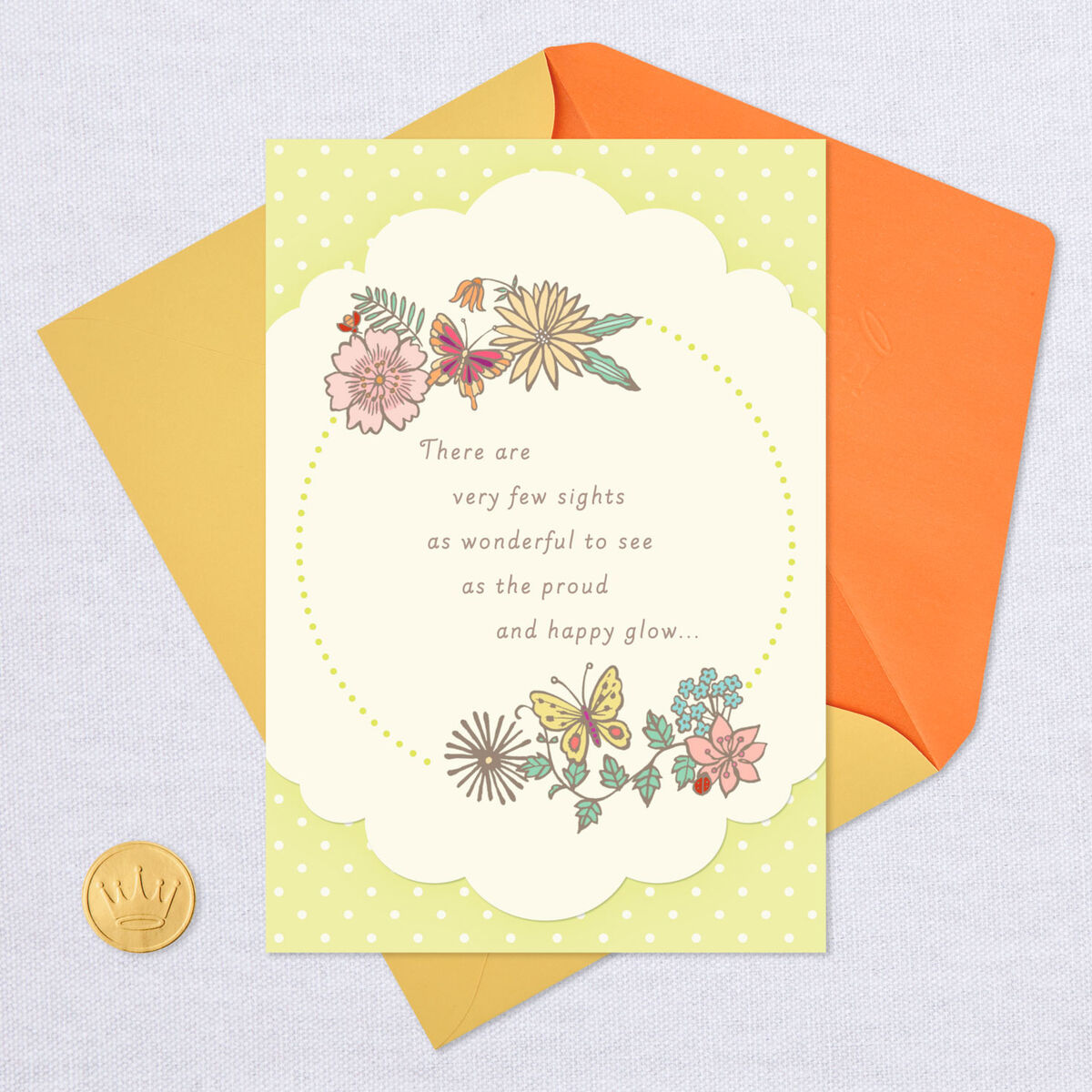 Flowers and Butterflies New Grandmother Card Greeting Cards Hallmark