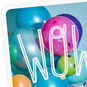 Wow Balloons and Confetti Congratulations Card Card Front Detail image number 4