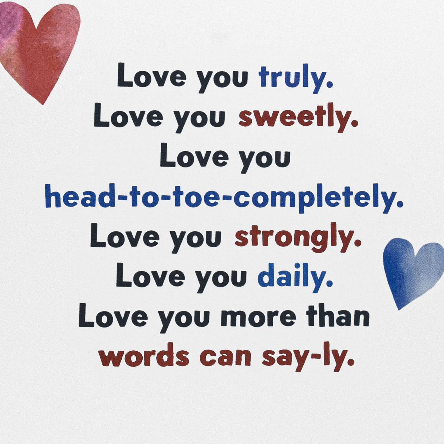 U R Loved Confetti Shaker Heart Love Card sentiment image number 2