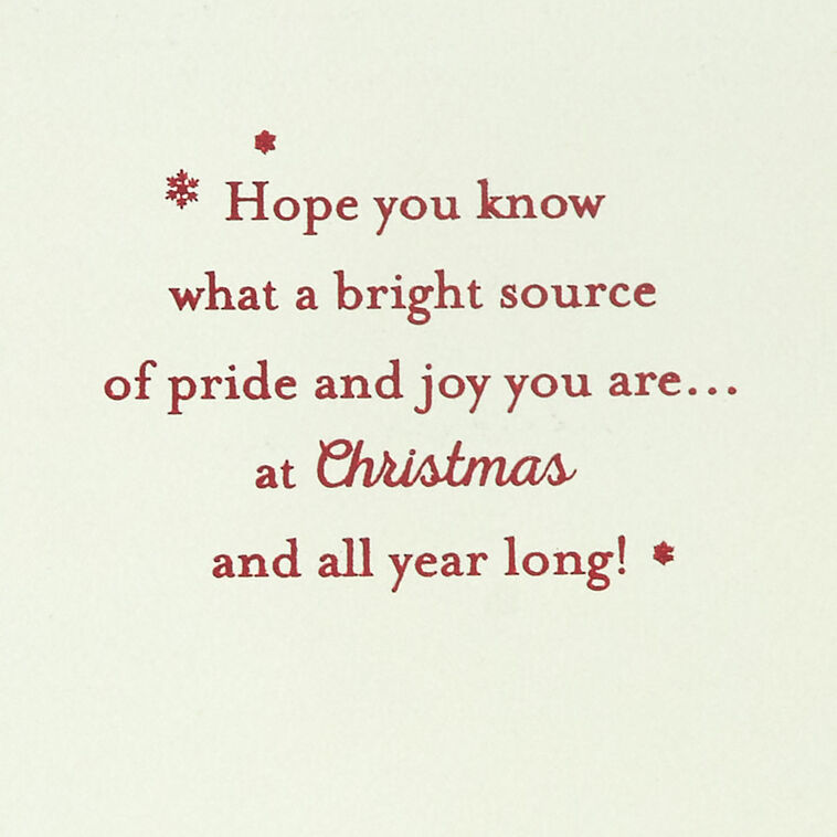 Pride and Joy Christmas Card for Son, , large image number 2