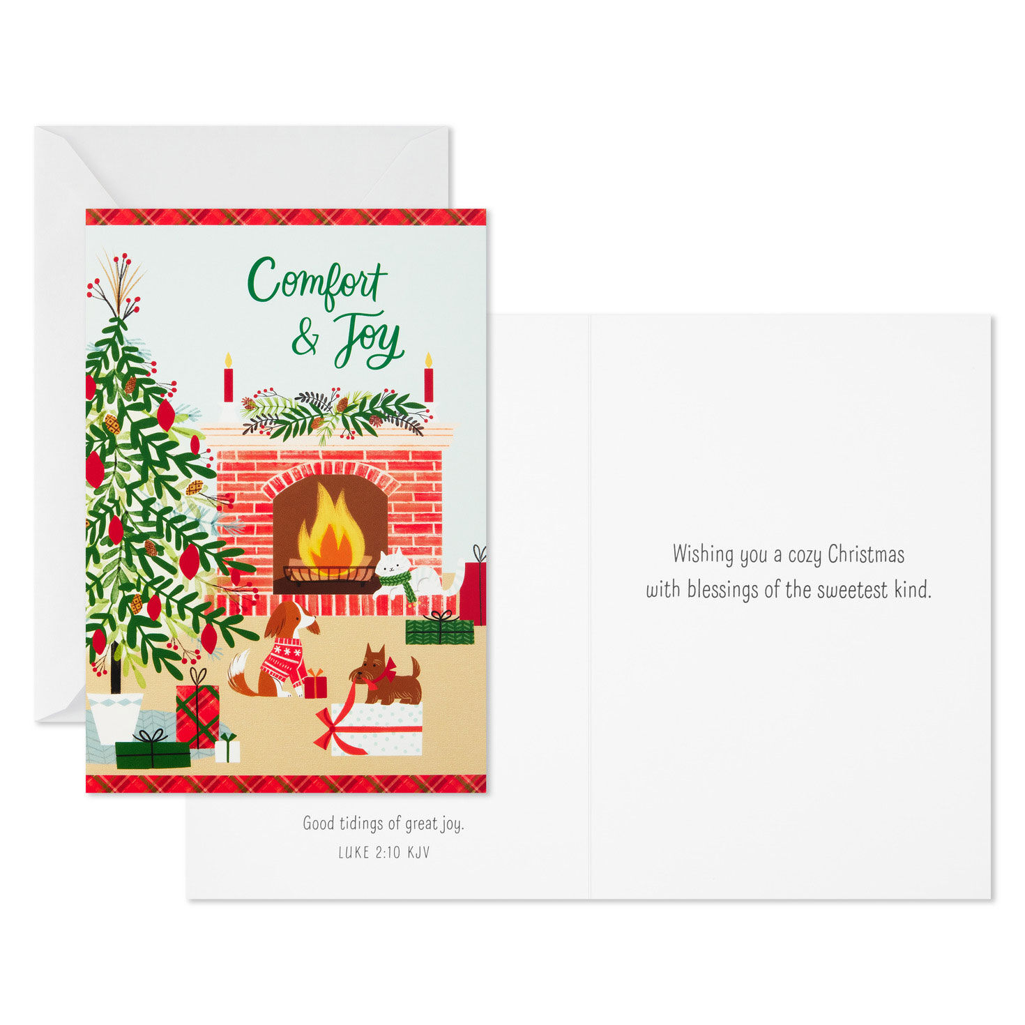 Cozy Room DaySpring Religious Christmas Cards Card Front with Sentiment image number 3