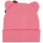 Hello Kitty Pink Beanie With Ear and Bow Attachments Back flat image number 2
