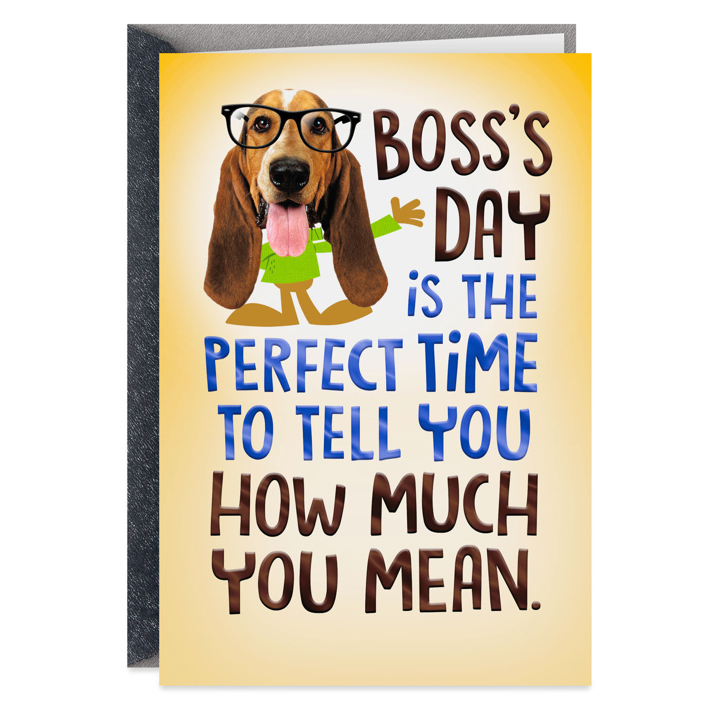 You Not Mean Funny Boss's Day Card