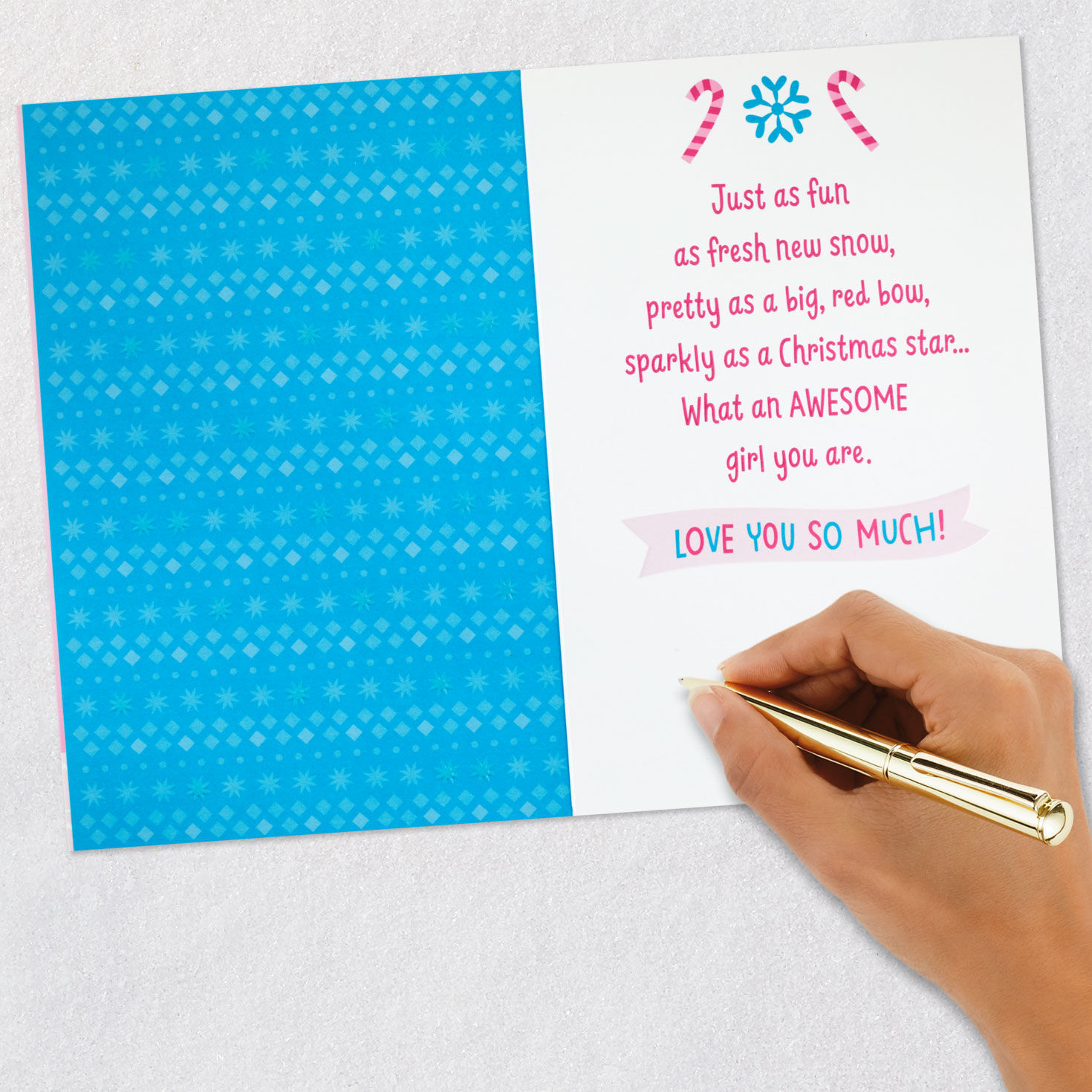 Cute Seal Christmas Card for Granddaughter, , large image number 6