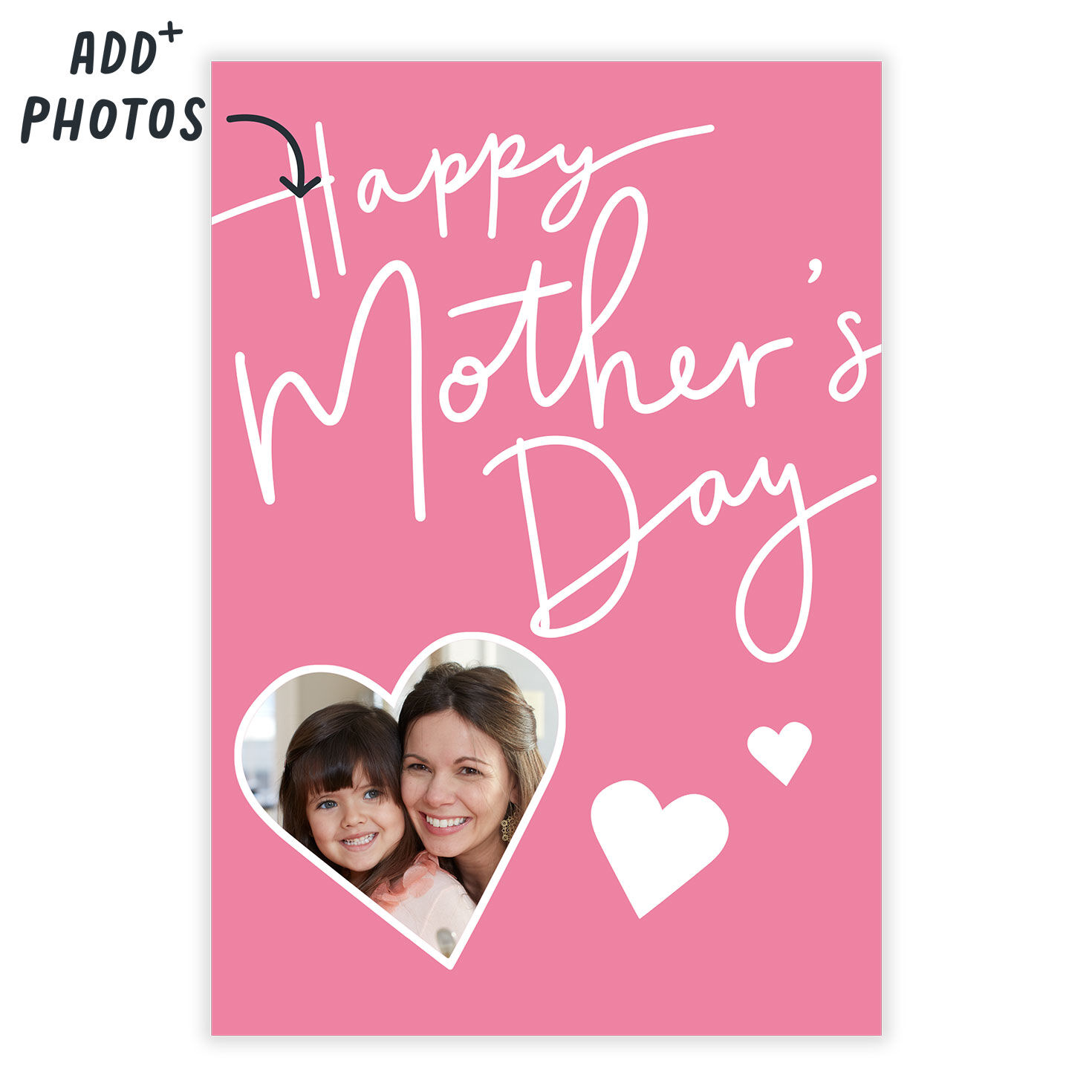 Pink Hearts Mother's Day eCard, , large image number 2
