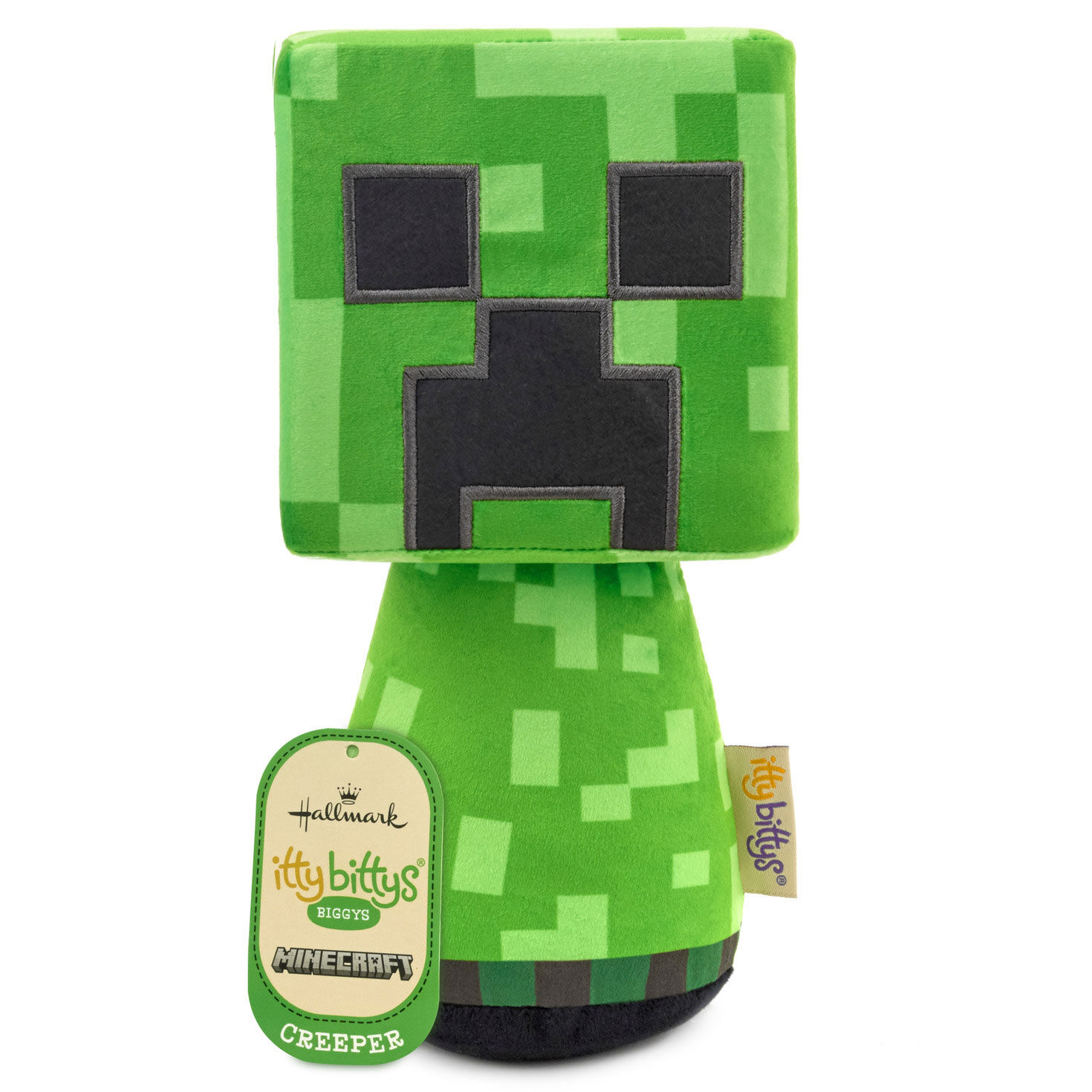 itty bittys® biggies Minecraft Creeper Plush, 10” for only USD 22.99 | Hallmark