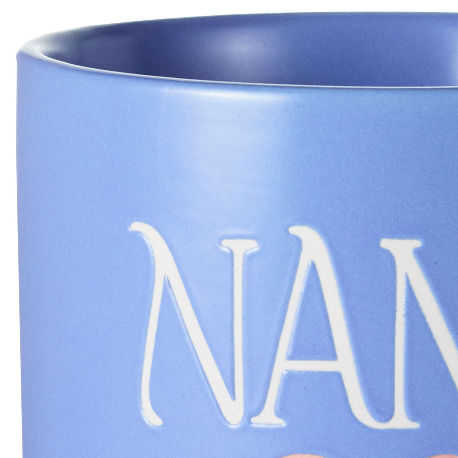 Nana Periwinkle Mug With Bow upclose view image number 4