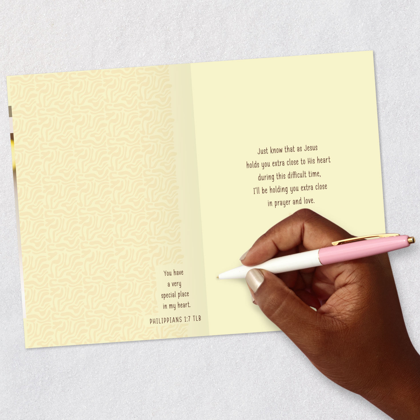 Caring Thoughts and Loving Prayers Religious Sympathy Card for only USD 3.59 | Hallmark