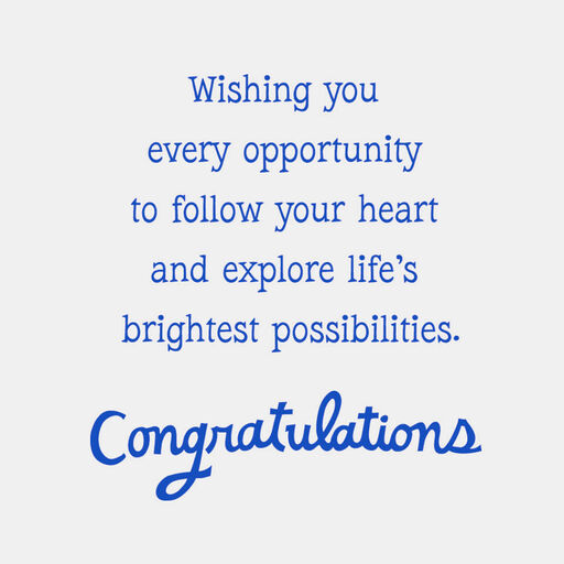 Disney Your Curiosity Will Lead You Congratulations Card, 