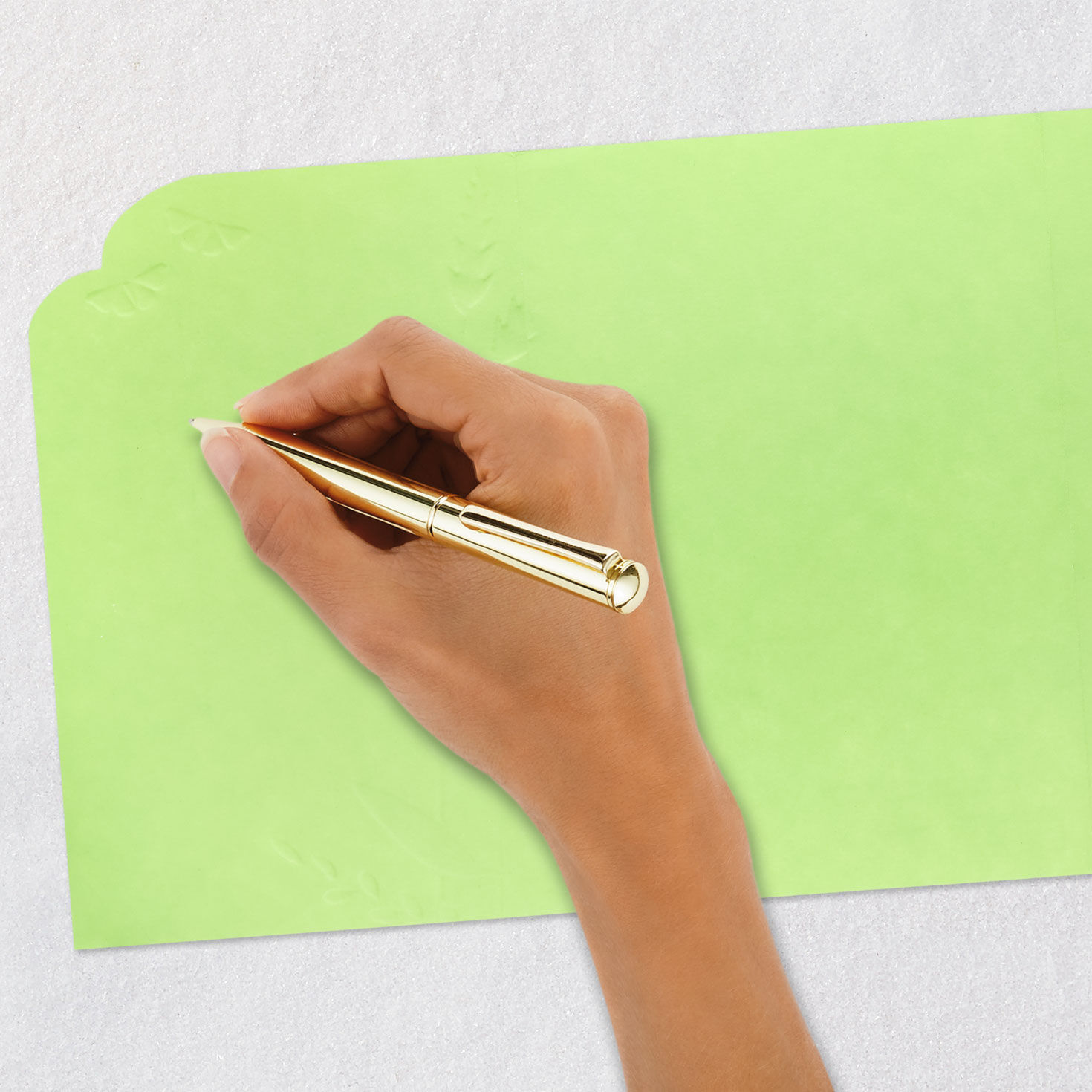 Green Botanical Butterfly Friendship Card Signing card image number 7