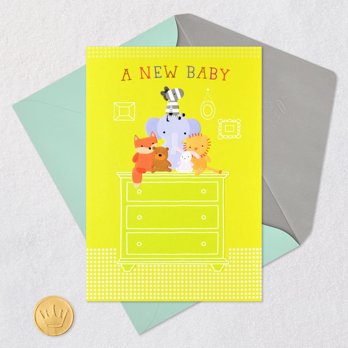 Blessed With Love and Tiny Things New Baby Card, , large image number 5